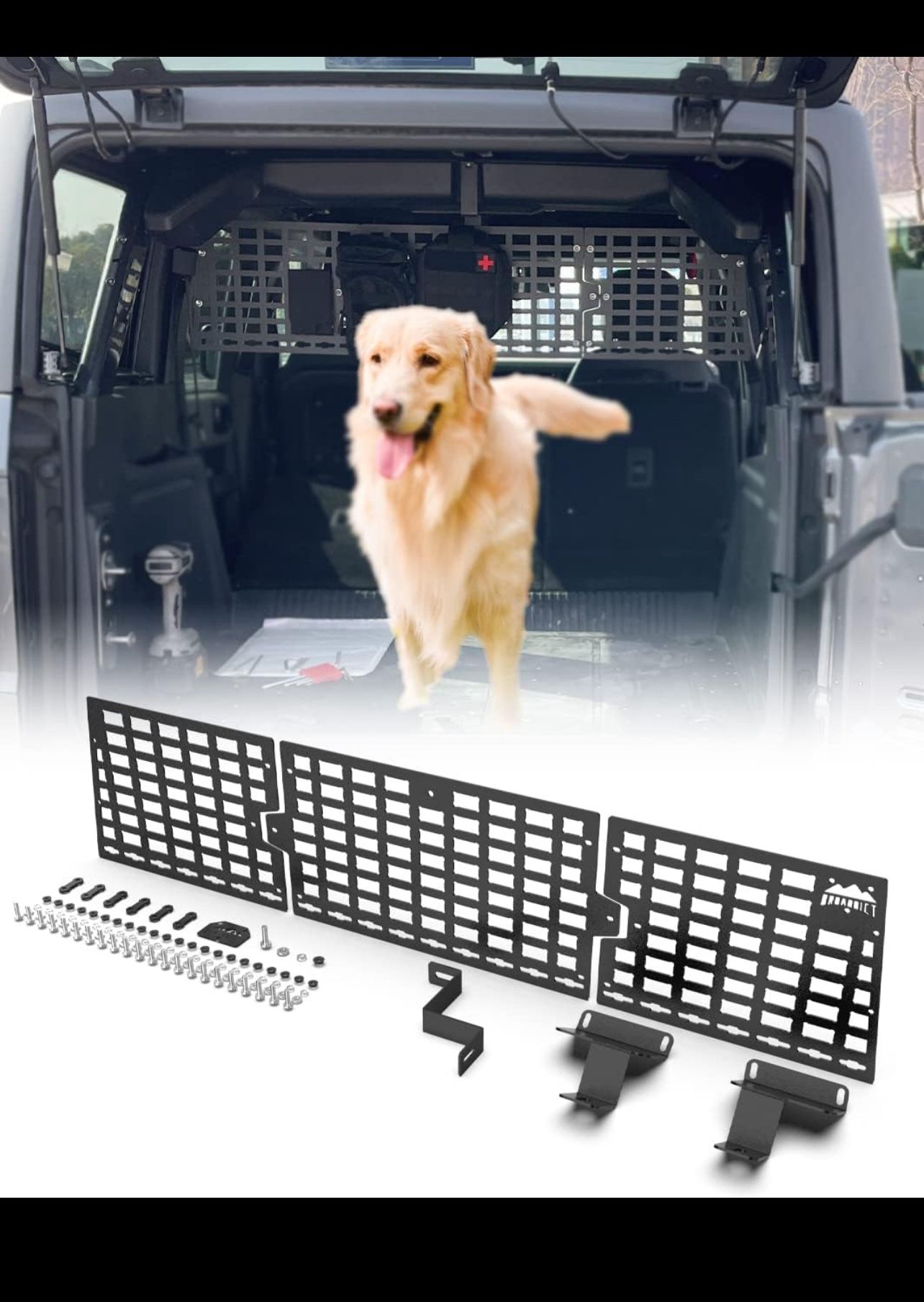 Bronco Storage Rack And Dog Divider
