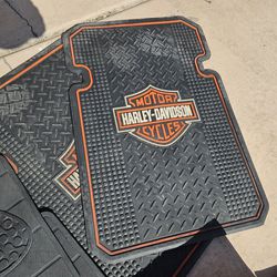 Harley Davidson Rubber Floor Mats