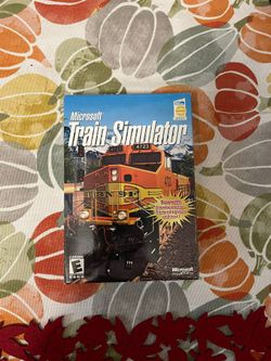 Microsoft Train Simulator PC Box Set 2001 Full Complete Set