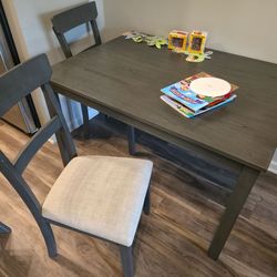 At Home Dining Set (4 chairs plus Table)