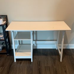 White desk