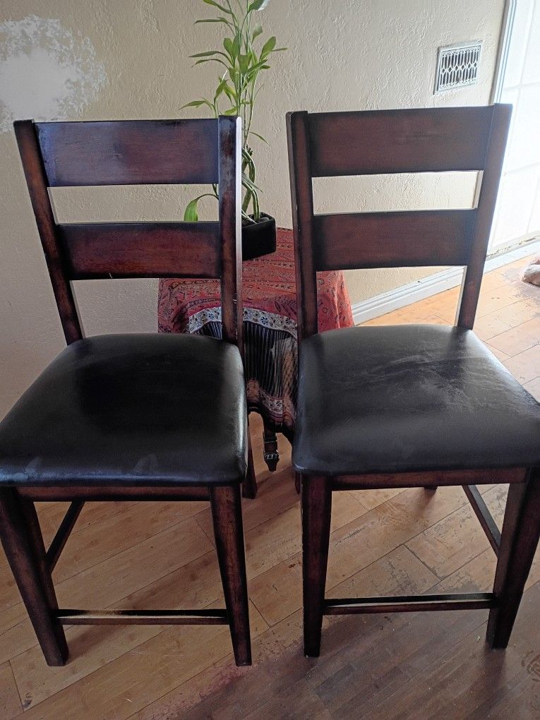 Tall Wooden Chairs