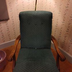 Rocking Chair - Green, Wood