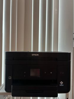 Epson Workforce Color Inkjet Printer WF2860 with Power Cord Tested and Working