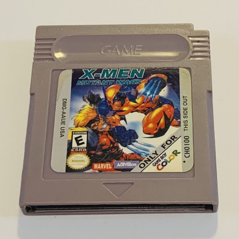 Reproduction X-Men: Wolverine’s Rage Game Boy Color GBC 2001 Cartridge Only TESTED See Description