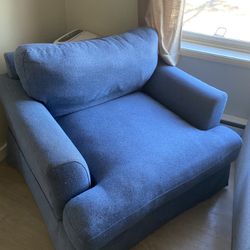 Blue Lounge Chair 