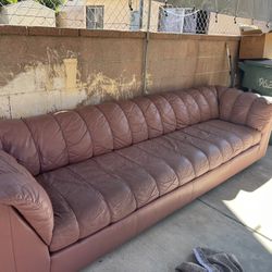Leather Couch 2 Piece. 