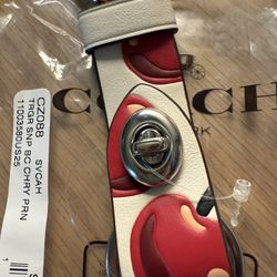 Coach Cherry Keychain