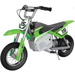 Razor MX400 Dirt Rocket 24V Electric Toy Motocross Motorcycle Dirt Bike, Green

