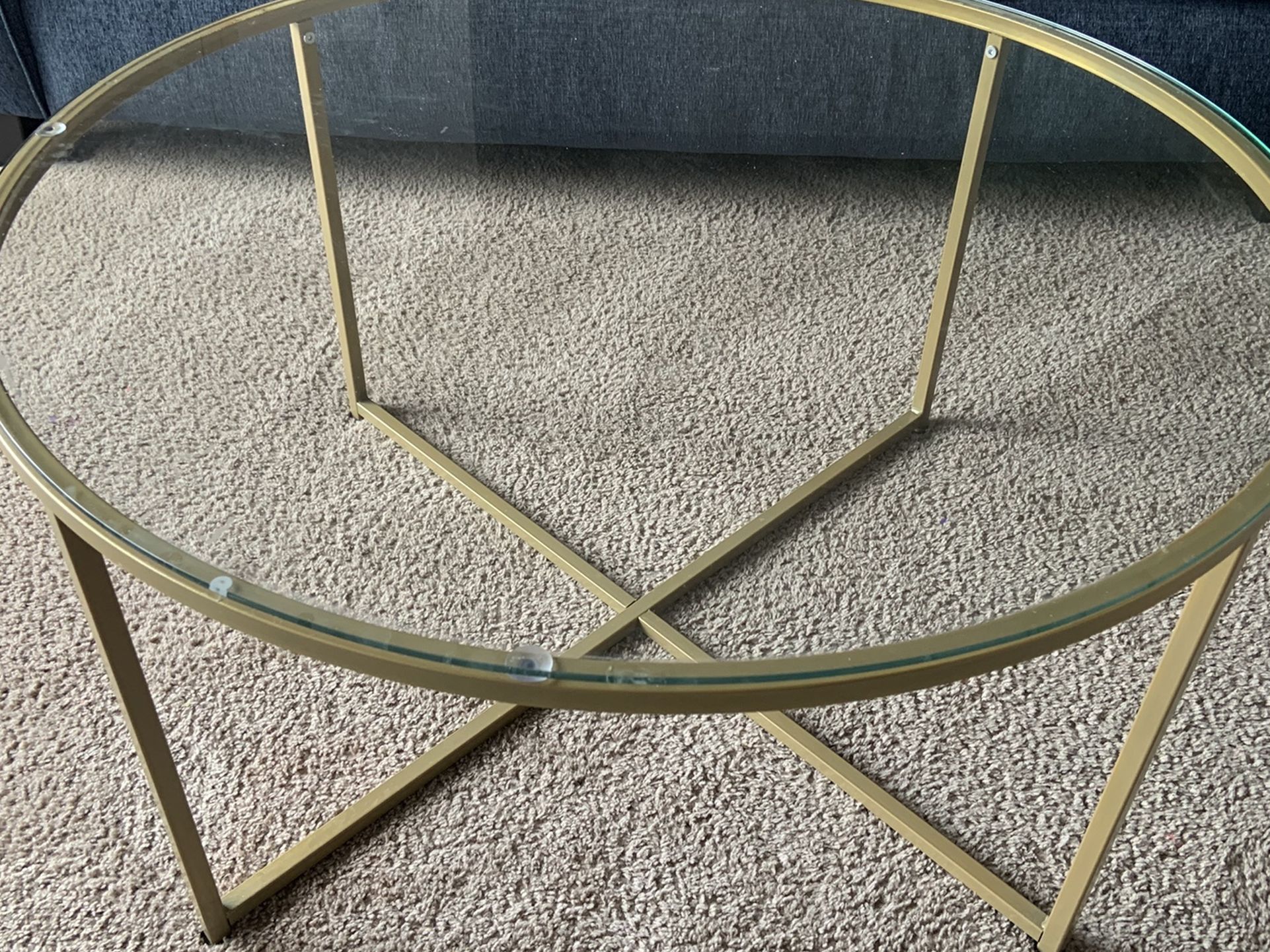 Wayfair Gold Coffee Table - Like New