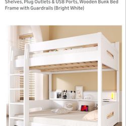NIB Queen Over Queen Bunk Beds