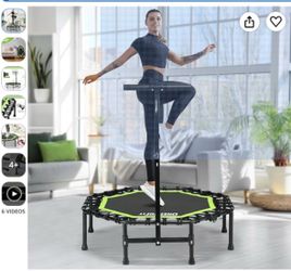 Trampoline for work outs