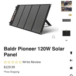 TOGO POWER 120 Watt Portable Solar Panel 
