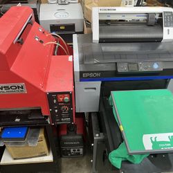 Epson F2100 DTG/DTF Printer and  Pretreated Machine 