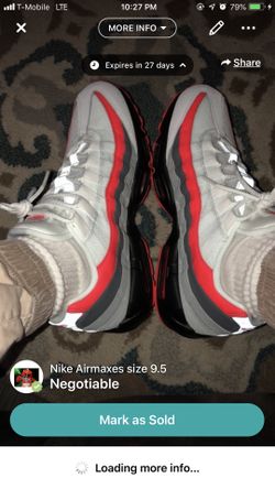 Nike airmax size 9.5