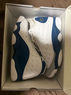 Jordan 13 blue and white