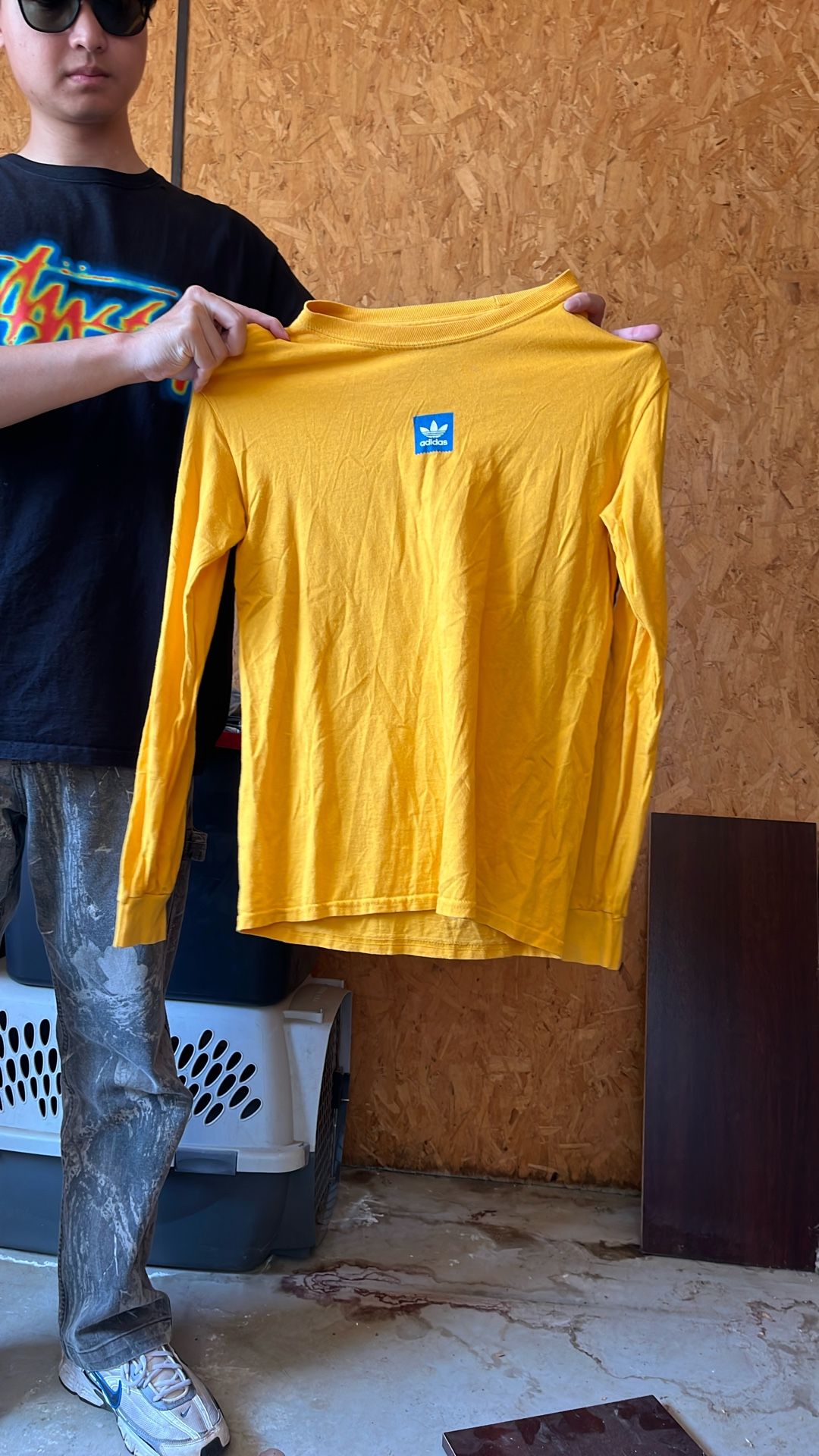 Yellow Adidas Long Sleeve