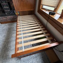 Twin Solid Wood Pottery Barn  Bed Frame 