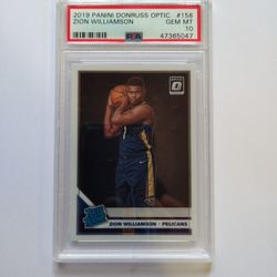 Zion Williamson RC 2019 Optic PSA10