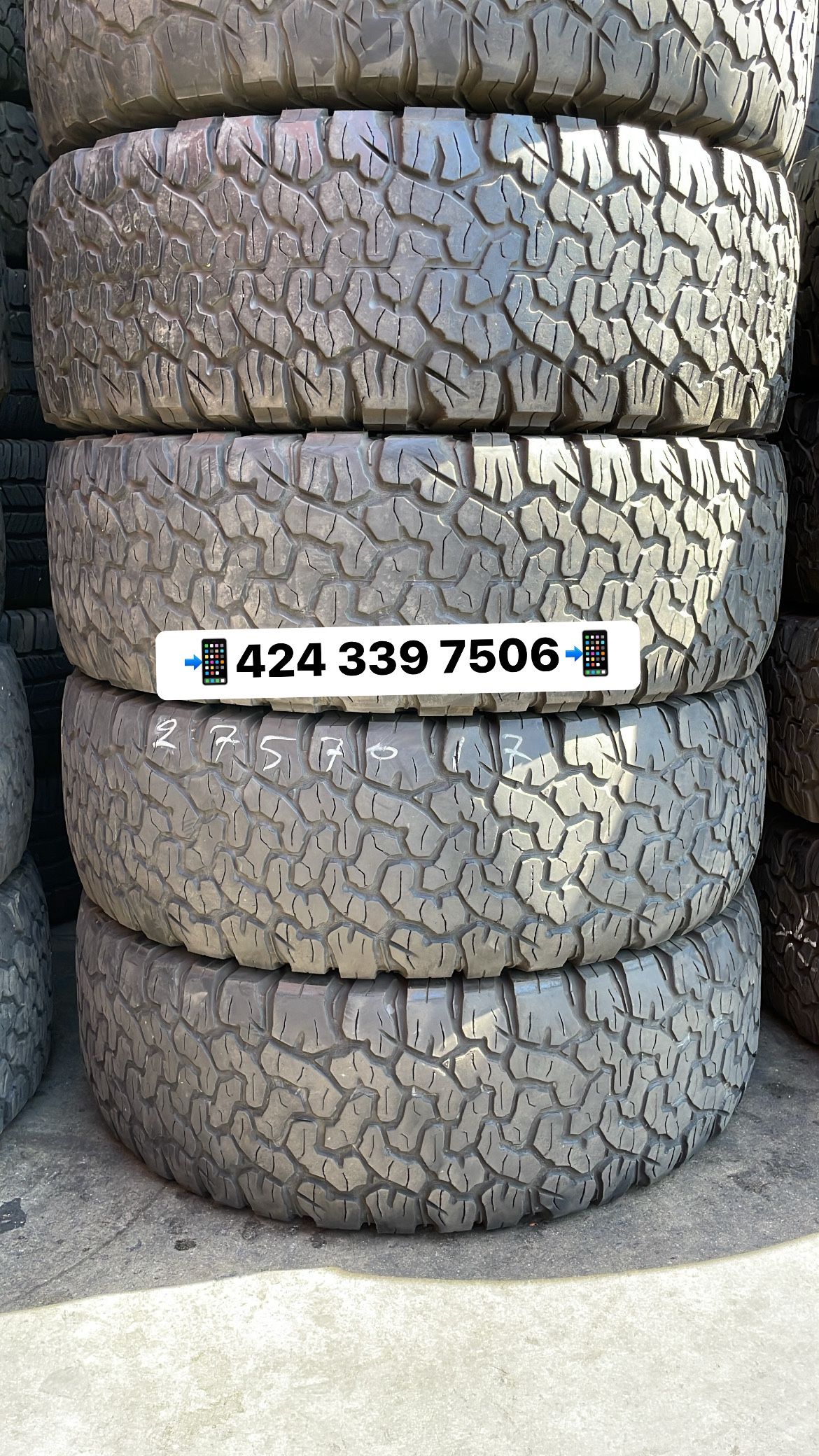 Vendo Un Set De Llanta LT265/70R17 Marca BFgoodrich