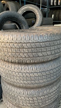 Used tires set Goodyear brand 275/65/18