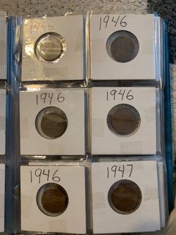 Collection  of pennies