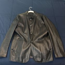 Georgio Armani Authentic Leather (Lambskin) Jacket