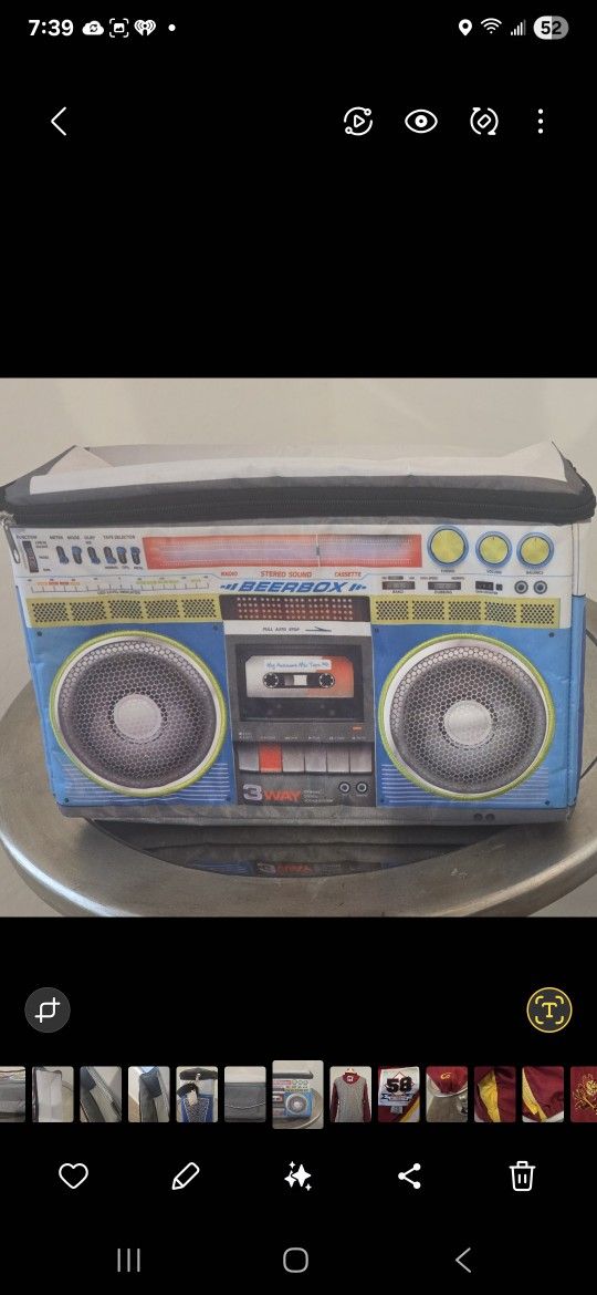 Boom Box Beverage Cooler