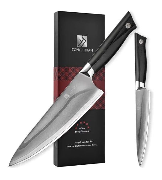 ✅️ High Carbon Stainless Steel Cutlery Set• 8in & 5.5in Set• New Condition• $25firm