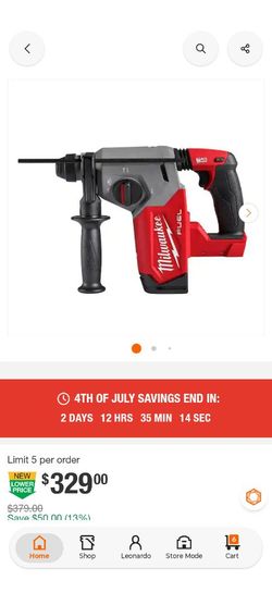 Milwaukee rotary hammer