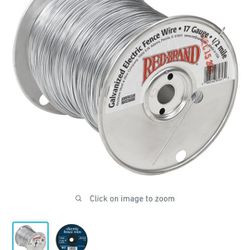 Galvanized Electric Fence Wire 1/4 Mile 17g