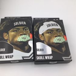 Soldier Skull Wrap Headband