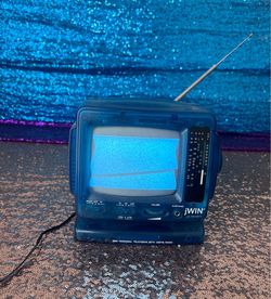 jWIN JV-TV1011 Mini Portable TV with AM/FM Radio