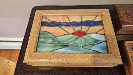 Wooden decorative boxes