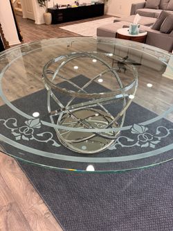 Brand New Custom 72" Diameter 3/4" Thick Dining Table, Sits 6