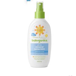Babyganics Mineral Based Sunscreen Spray - SPF 50+ - Fragrance Free - 
