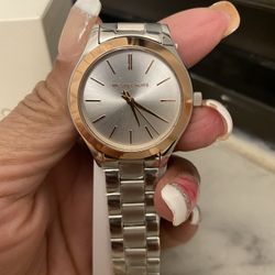 Michael Kors Slim Runaway Silver/Rose Gold
