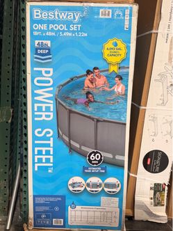 Bestway Power Steel 18ft x 48in Pool Set Brand New In Box ONLY $279.99!!!