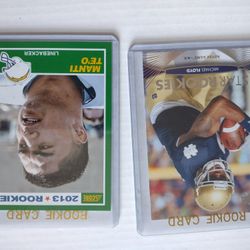 Notre Dame Football Alumni Players Football Card Lot