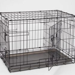 Boots & Barkley Wire Collapsible Dog Crate Large 