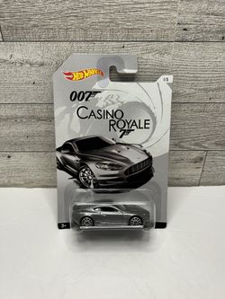 Hot Wheels 007 Casino Royale Gray ‘2014 Aston Martin DBS • Die Cast Metal• Made in Malaysia Scale 1:64