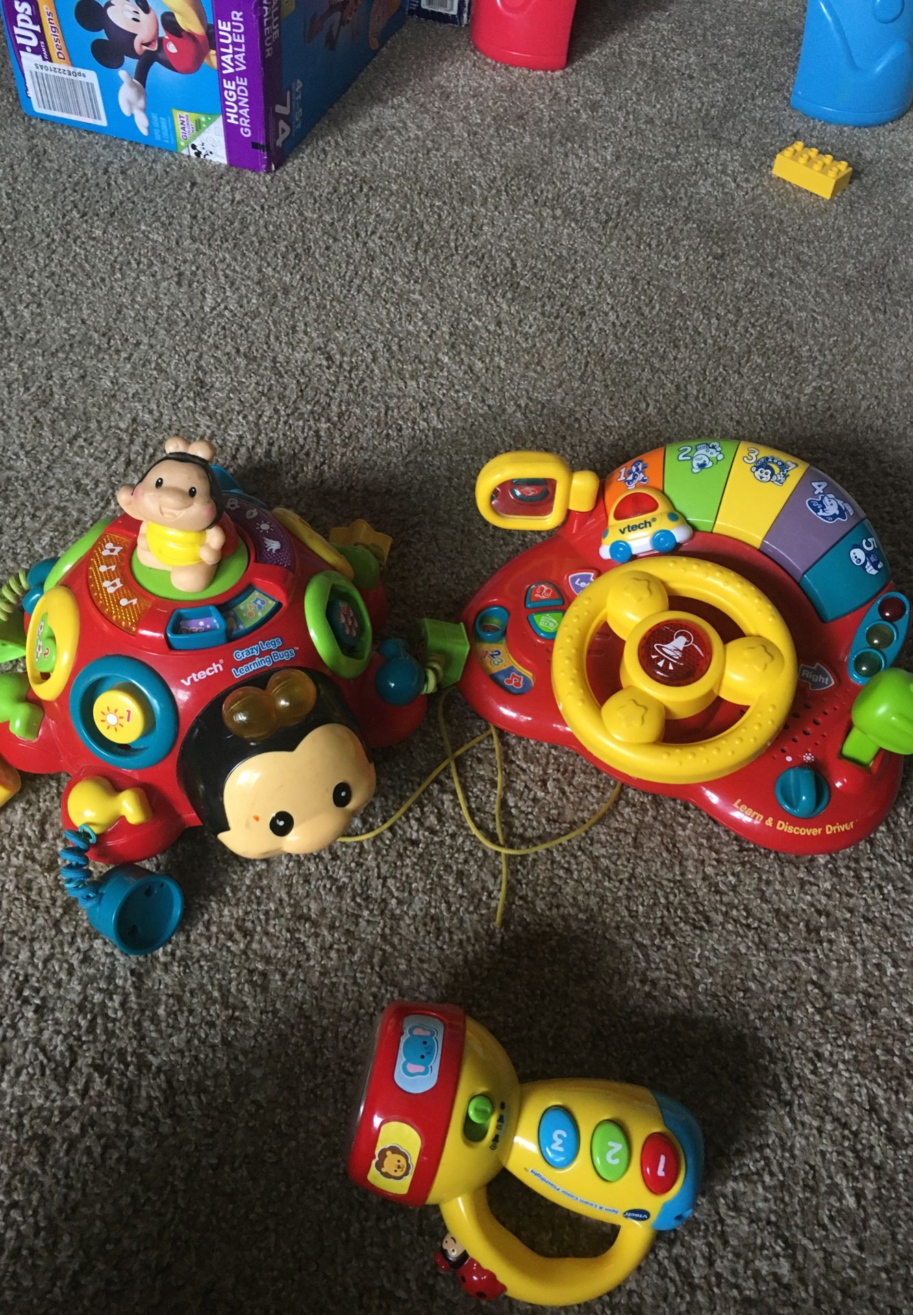 Vtech educational learning toys with music and sound