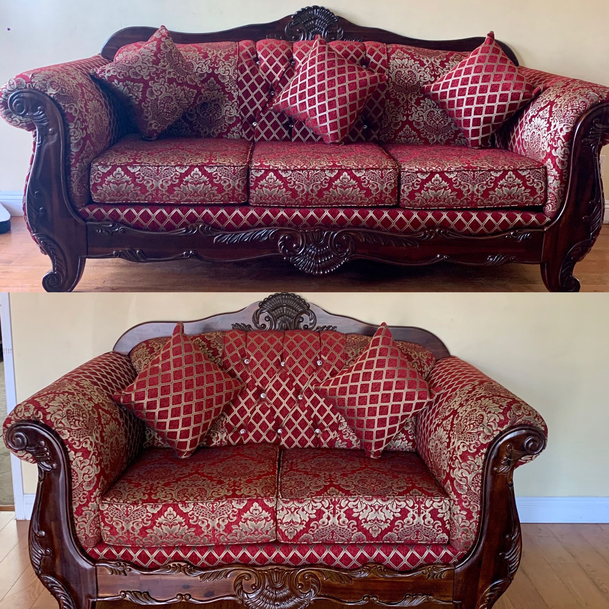 $1399 Brand New Sofa And Loveseat Set Made In The USA ๐บ๐ธ (Read Description Below)