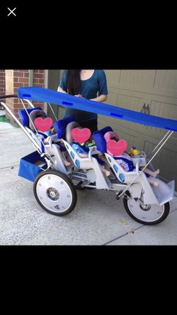 Runabout triple stroller store for sale