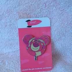 Disney trading pin featuring Lotso from the movie Toy Story 3