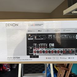 DENON Home Theater Receiver with DEF TECH Speakers