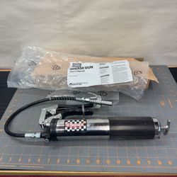 Grease gun and wall organizer