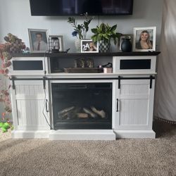 Entertainment Center Fire Place 