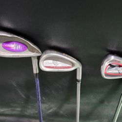 CLEVELAND 1 & 5 &7 IRONS 10.00 PER CLUB ALL RIGHTY 