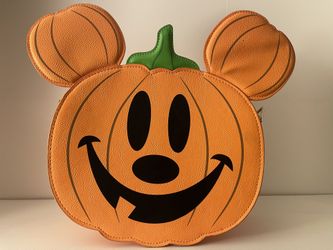 Pumpkin Mickey Head Lounge-fly Backpack   